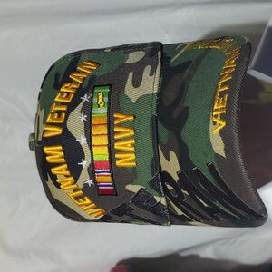 MILITARY U.S. NAVY VIETNAM VETERAN Hat